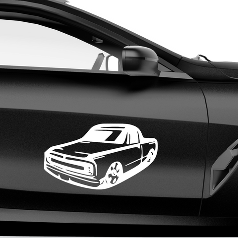 Lowrider Auto Aufkleber 3 - Beispielansicht