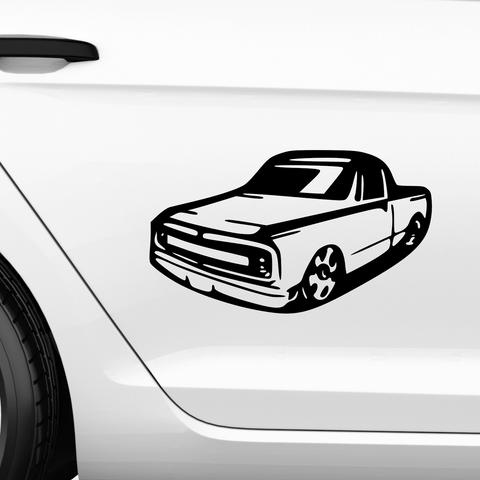 Lowrider Auto Aufkleber 3 - Beispielansicht