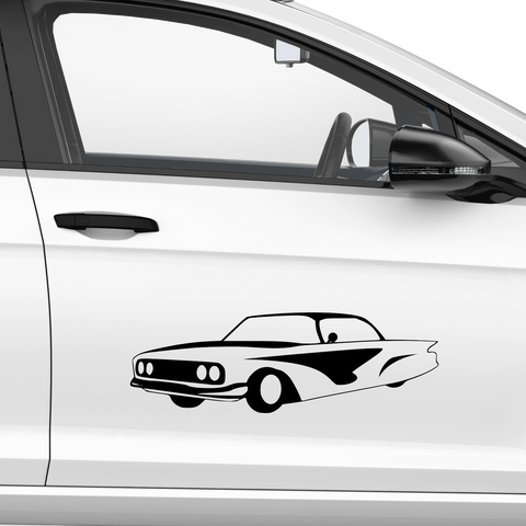 Lowrider Auto Aufkleber 6 - Beispielansicht