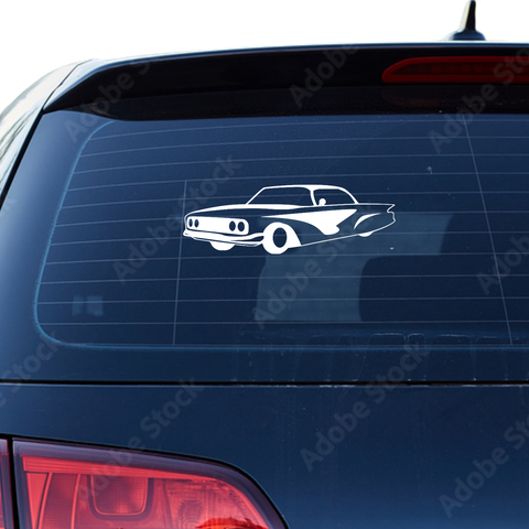 Lowrider Auto Aufkleber 6 - Beispielansicht