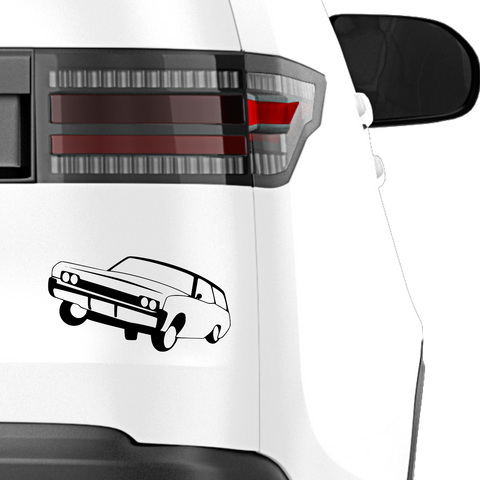 Lowrider Auto Aufkleber 7 - Beispielansicht
