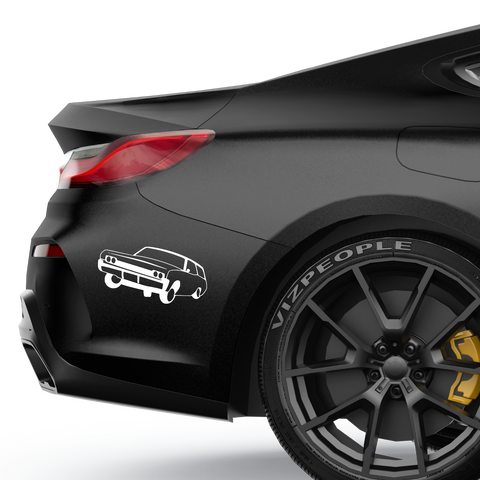 Lowrider Auto Aufkleber 7 - Beispielansicht