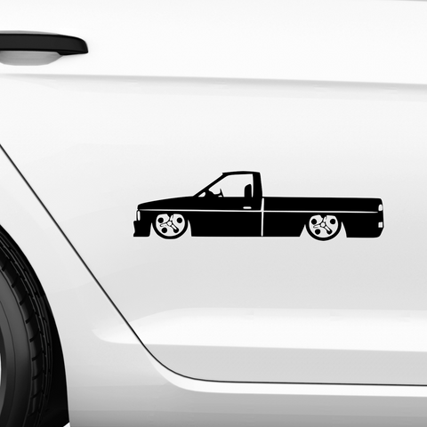 Lowrider Auto Aufkleber 9 - Beispielansicht