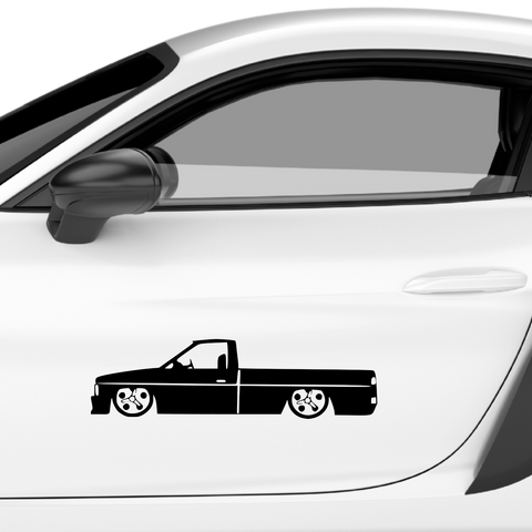 Lowrider Auto Aufkleber 9 - Beispielansicht