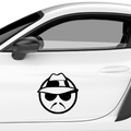 Lowrider Logo Aufkleber - Beispielansicht