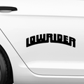 Lowrider Schiftzug Aufkleber 1 - Beispielansicht
