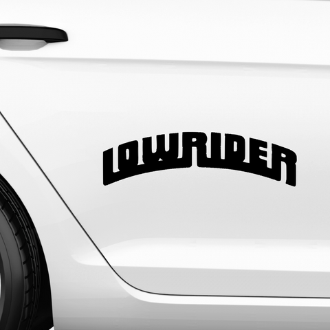 Lowrider Schiftzug Aufkleber 1 - Beispielansicht