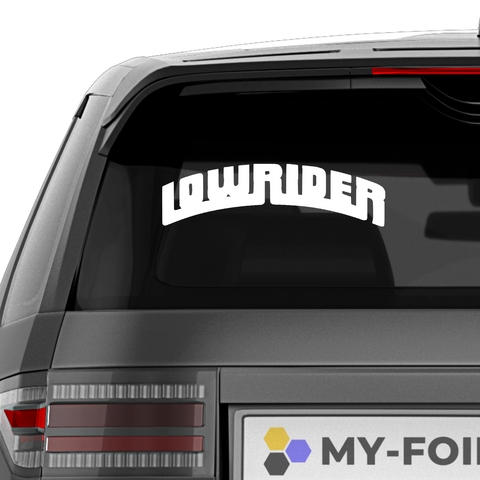 Lowrider Schiftzug Aufkleber 1 - Beispielansicht