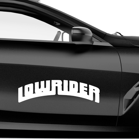 Lowrider Schiftzug Aufkleber 1 - Beispielansicht