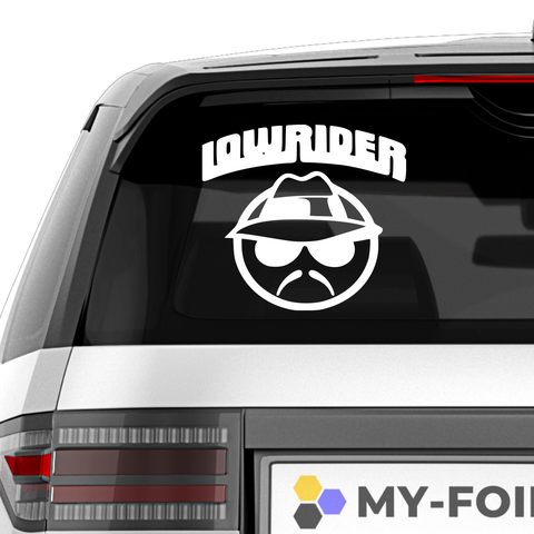Lowrider Schriftzug Aufkleber 4 - Beispielansicht
