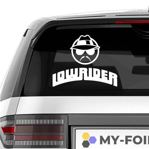 Lowrider Schriftzug Aufkleber 5 - Beispielansicht