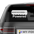 M20 Powered Aufkleber - Beispielansicht