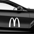 MC Donalds M Aufkleber - Beispielansicht