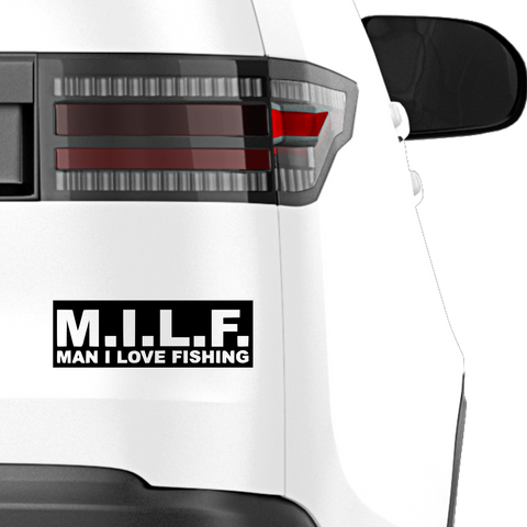 M.I.L.F. Aufkleber - Beispielansicht