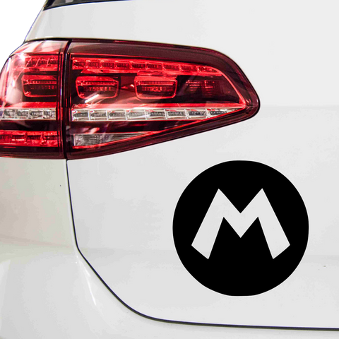 M Symbol Aufkleber - Beispielansicht