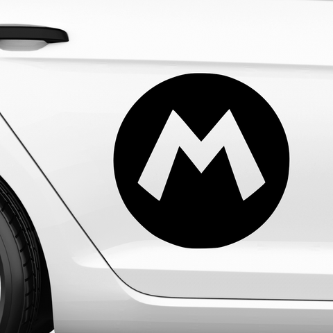 M Symbol Aufkleber - Beispielansicht