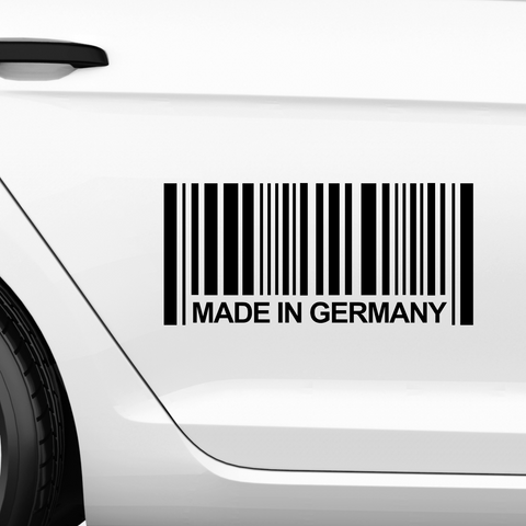 Made in GermanyAufkleber - Beispielansicht