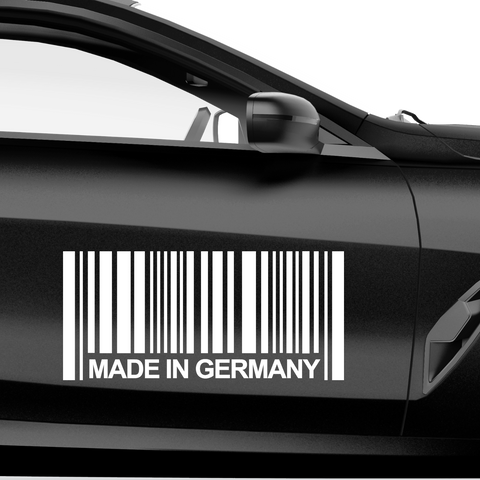 Made in GermanyAufkleber - Beispielansicht