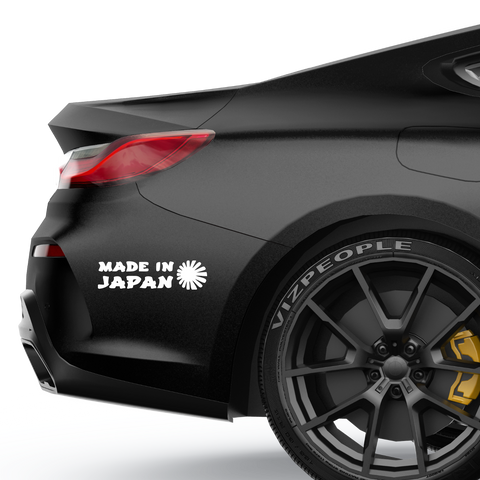Made in Japan JDM Aufkleber - Beispielansicht