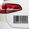 Made in Swiss Aufkleber - Beispielansicht