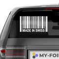 Made in Swiss Aufkleber - Beispielansicht