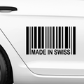 Made in Swiss Aufkleber - Beispielansicht