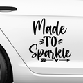 Made to sparkle Aufkleber - Beispielansicht