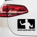 Major league BeerPong Aufkleber - Beispielansicht