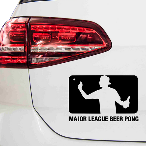Major league BeerPong Aufkleber - Beispielansicht