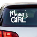 Mamas Girl Aufkleber - Beispielansicht