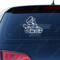 Mario Cart Aufkleber - Beispielansicht