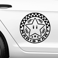 Mario Kart Sterncup Aufkleber - Beispielansicht