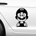 Mario Kopf Aufkleber - Beispielansicht