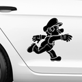 Mario Rennszene Aufkleber - Beispielansicht