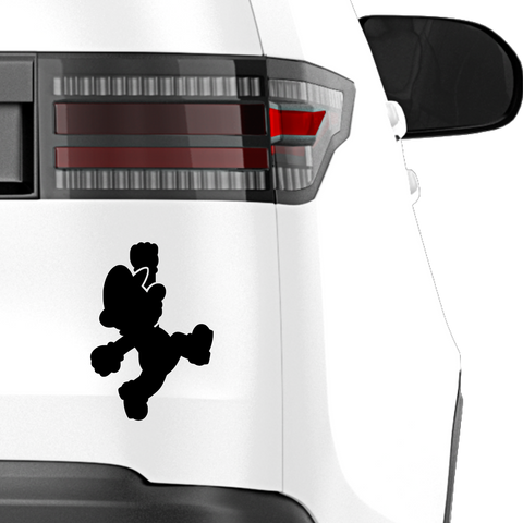 Mario Sprung Aufkleber - Beispielansicht