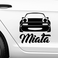 Miata Aufkleber - Beispielansicht