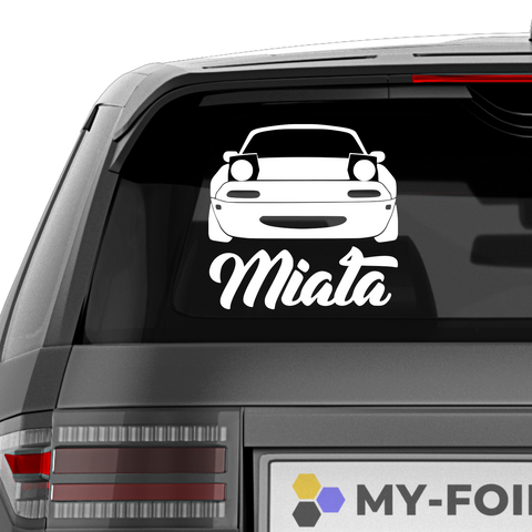 Miata Aufkleber - Beispielansicht