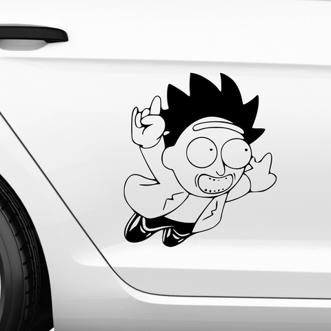 Mini Rick Aufkleber - Beispielansicht