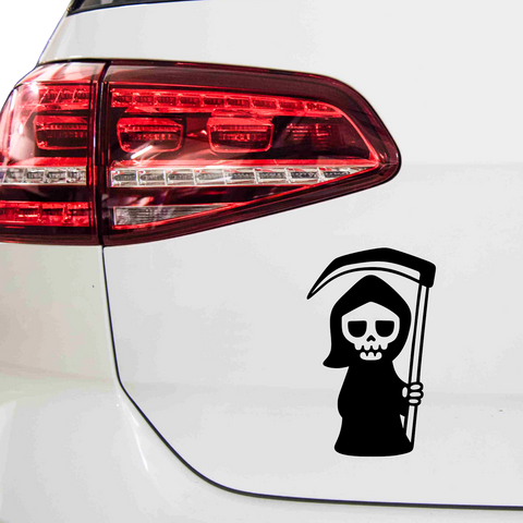 Mini Sensenmann Aufkleber - Beispielansicht