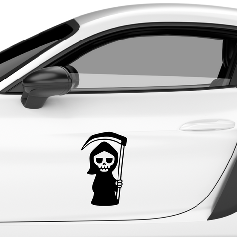 Mini Sensenmann Aufkleber - Beispielansicht