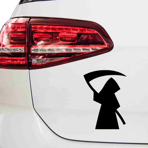 Minimal Sensenmann Aufkleber - Beispielansicht