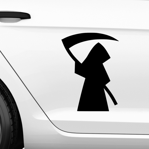 Minimal Sensenmann Aufkleber - Beispielansicht