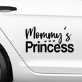 Mommys Princess Aufkleber - Beispielansicht