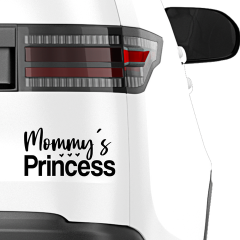 Mommys Princess Aufkleber - Beispielansicht