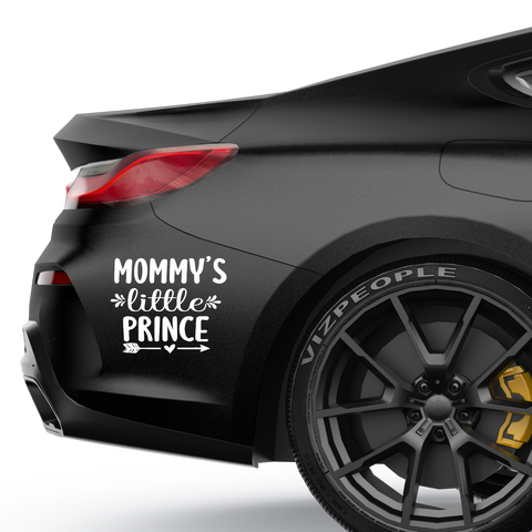 Mommys little Prince Aufkleber - Beispielansicht