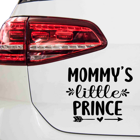 Mommys little Prince Aufkleber - Beispielansicht