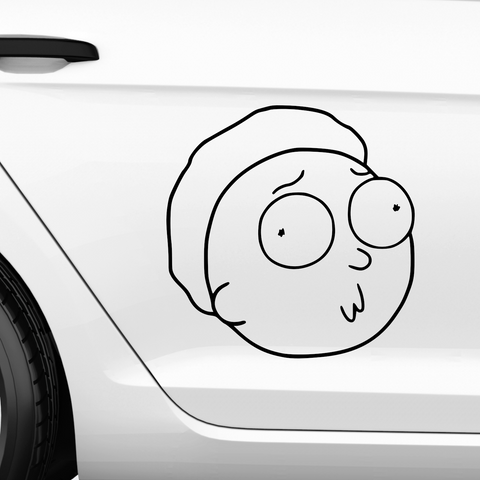 Morty Aufkleber - Beispielansicht