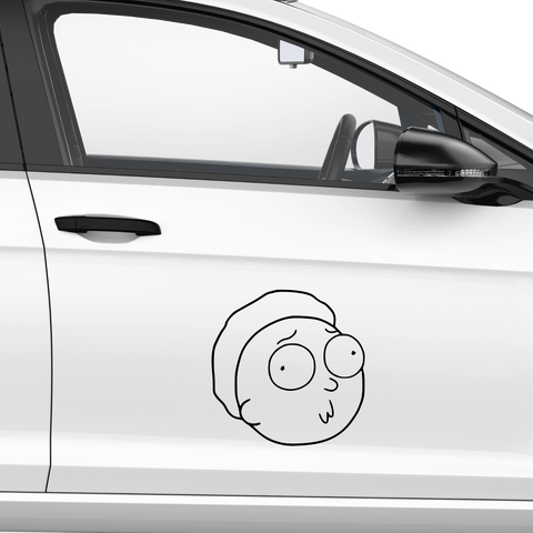 Morty Aufkleber - Beispielansicht