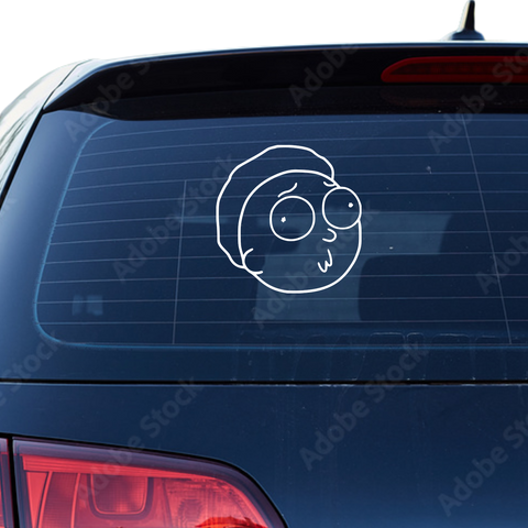 Morty Aufkleber - Beispielansicht