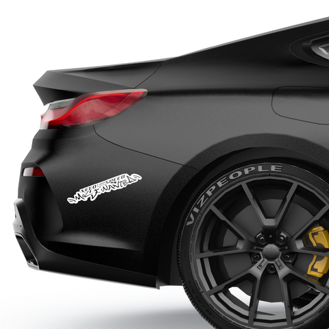 Most Wanted Aufkleber - Beispielansicht